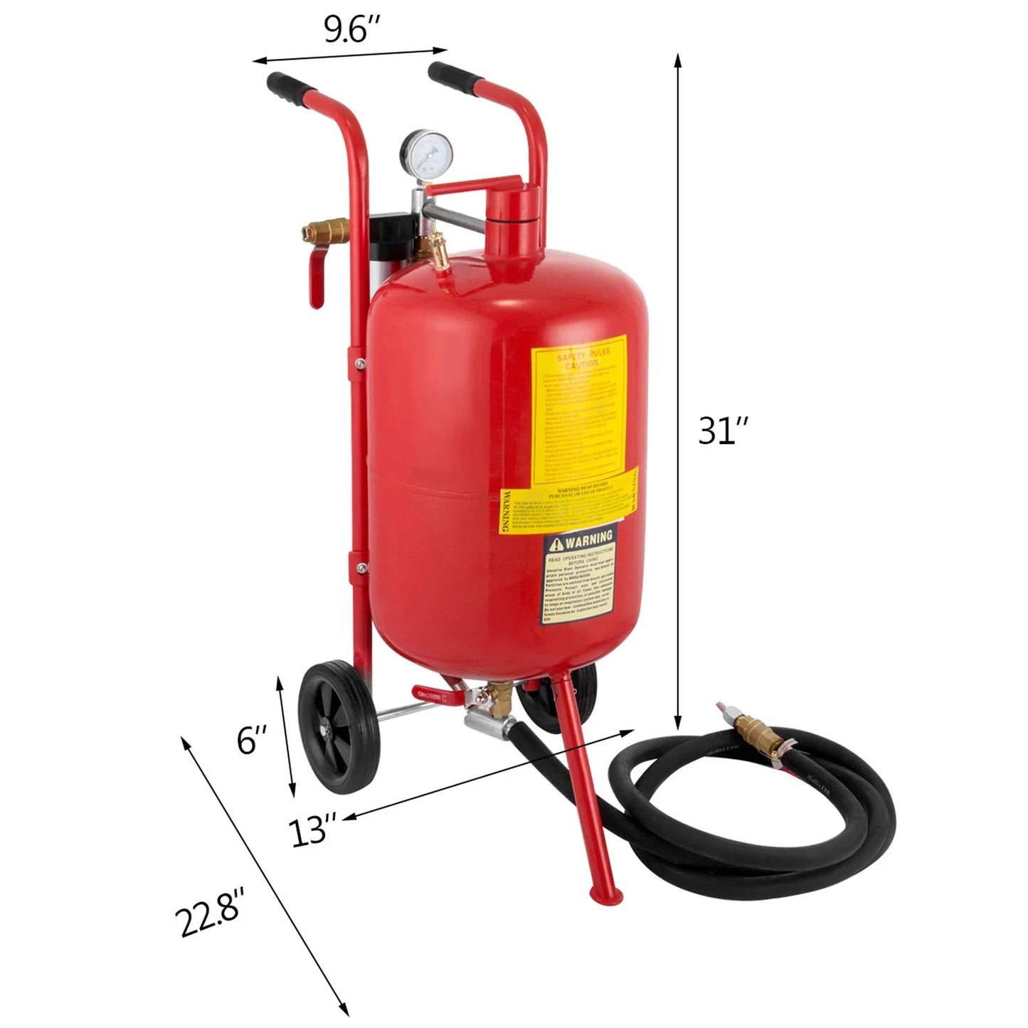 SucceBuy Sand Blaster Portable Sandblasting Kit For Metal Surfaces