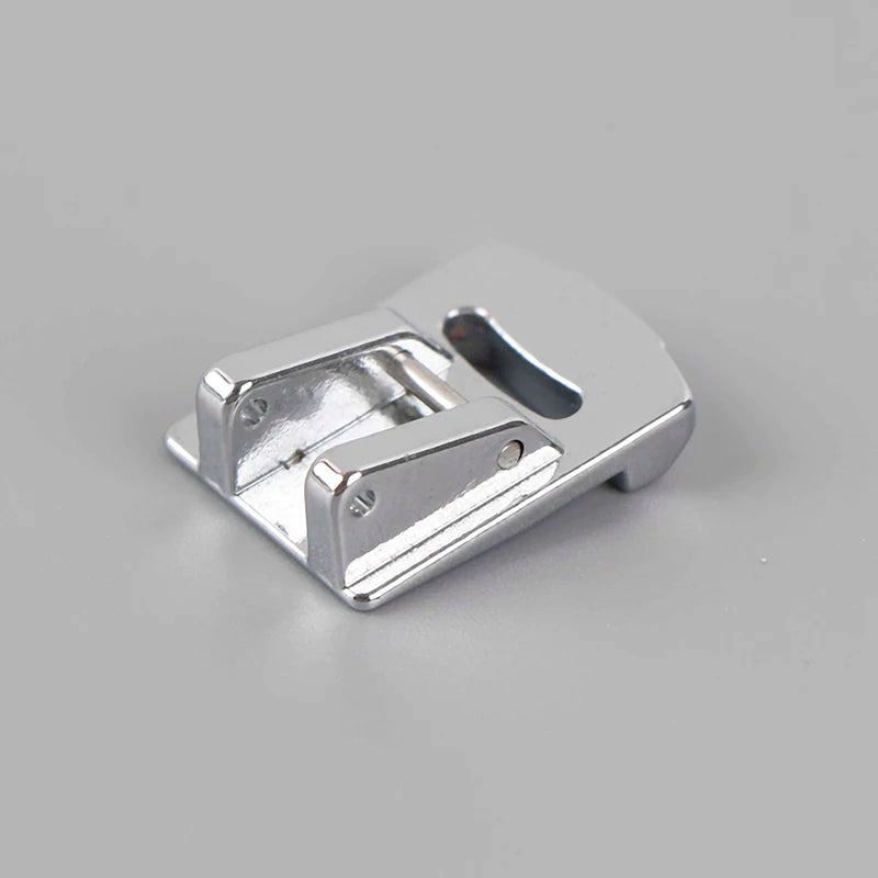 Sliver Rolled Hem Curling Presser Foot For Singer Janome Machines