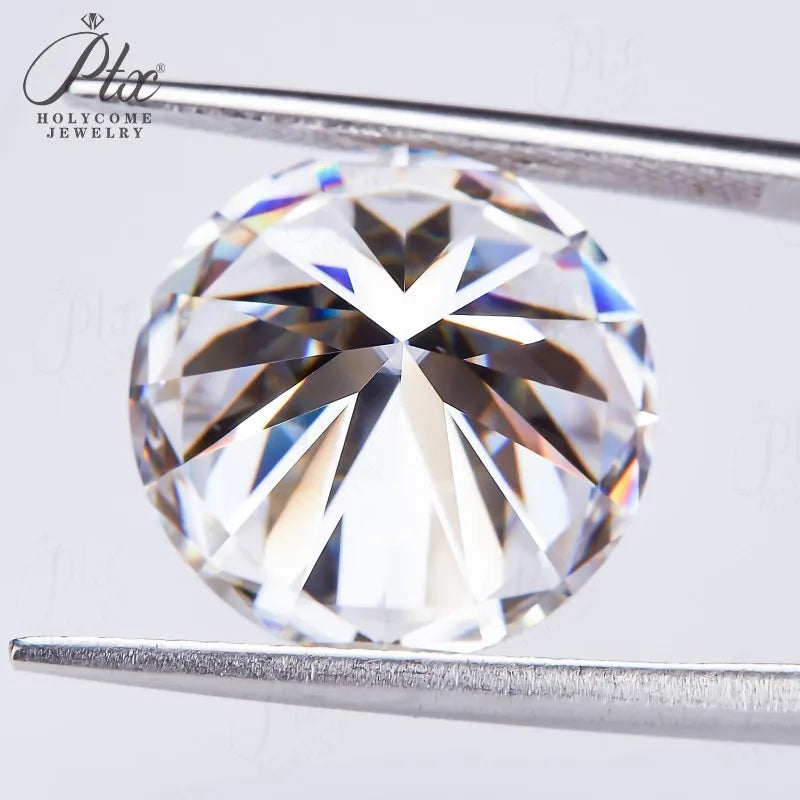 Moissanite Loose Stones 0.1-10ct D White Round Brilliant Cut