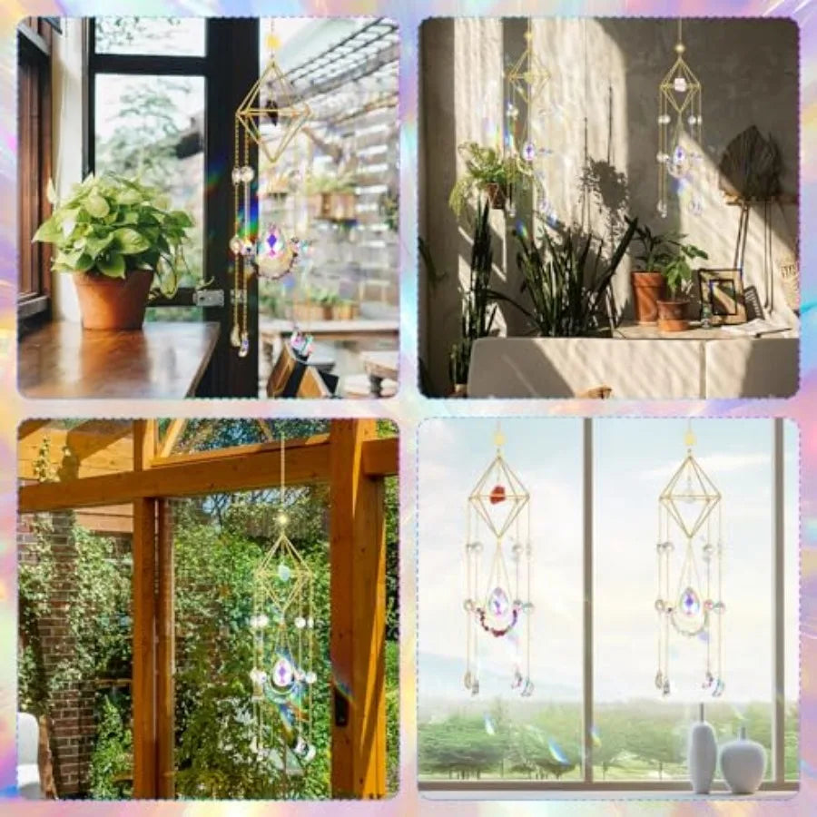 Crystal Sun Catcher Craft Kit With Rainbow Pendants
