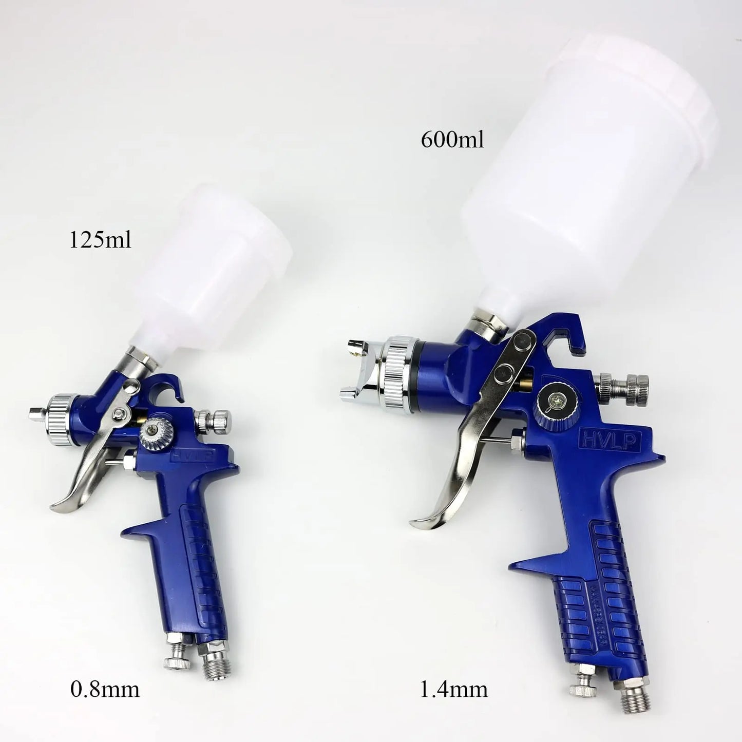 HVLP Paint Sprayer Set With Dual Nozzles For Car And Furniture