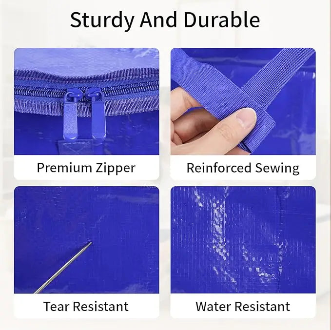 Extra Large Moving Bags Heavy Duty Zippers And Handles