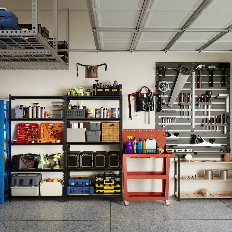 Heavy Duty Metal Storage Rack With High Load Capacity Adjustable