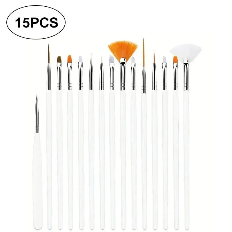 Fine Detail Paint Brush Set 15 Pieces For Miniature Art