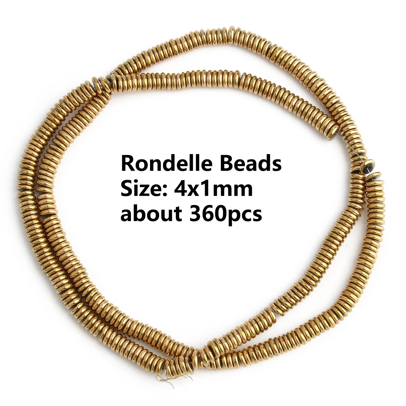 Color Retention Real Gold Plated Hematite Bead Irregular Heart Cube Rondelle Spacer Beads For Jewelry Making Diy Bracelet 15inch