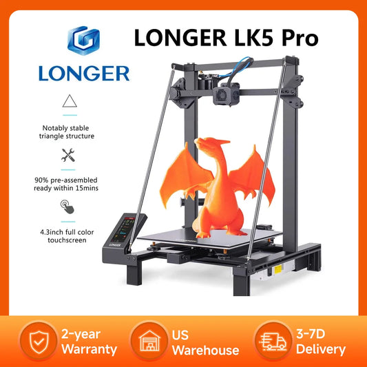Longer LK5 Pro 3D Printer Pre Assembled Dual Blower Fan