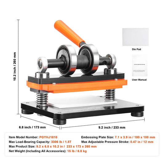 SucceBuy Leather Cutting Machine With Embossing Plate Die Cutter