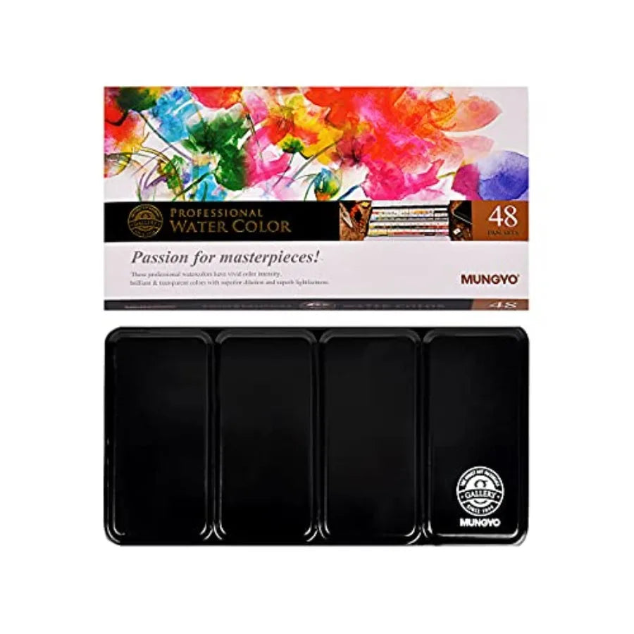 Professional Half Pan Water Set In Tin Case With Palette