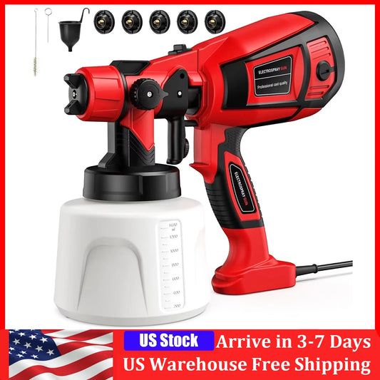 Electric Paint Sprayer 850W High Power Copper Nozzle DIY