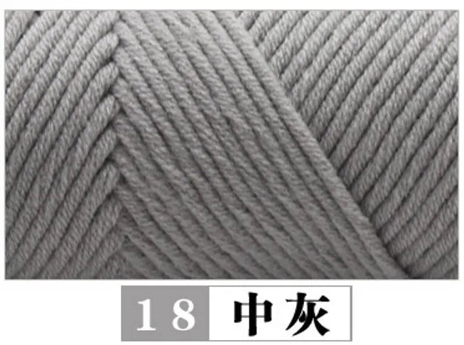 Cotton Acrylic Blended Yarn Light Worsted for Knitting Crochet