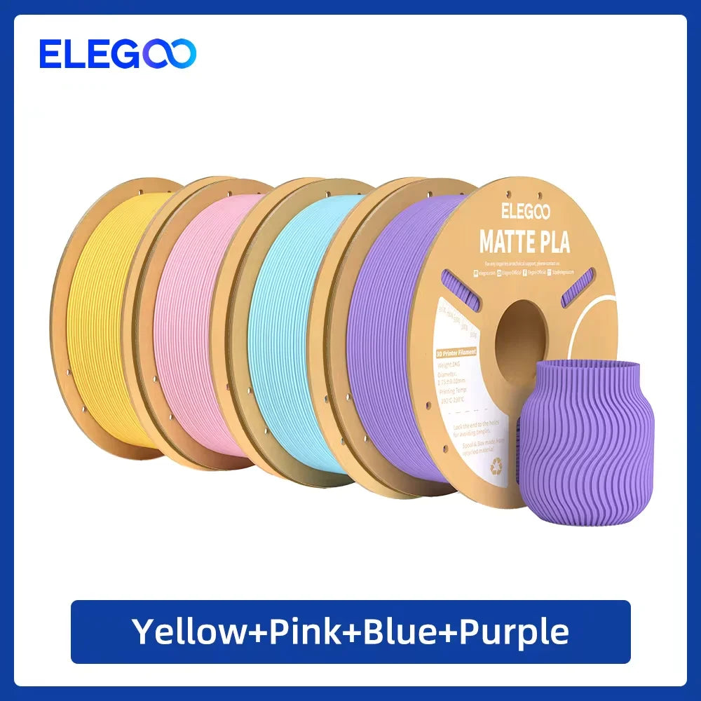 Elegoo PLA Filament For FDM 3D Printing Dimensionally Accurate