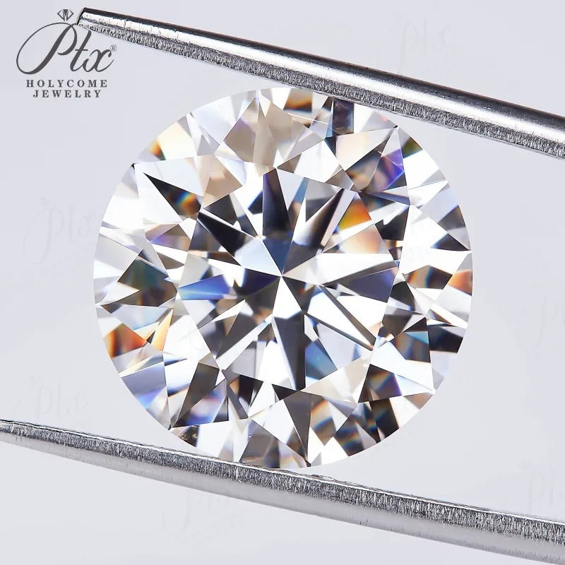Moissanite Loose Stones 0.1-10ct D White Round Brilliant Cut