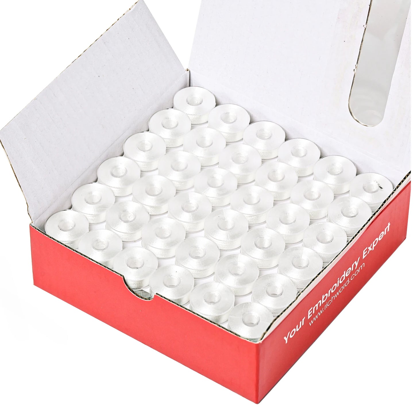 144Pcs Prewound Embroidery Bobbins Polyester For Brother Janome Babylock