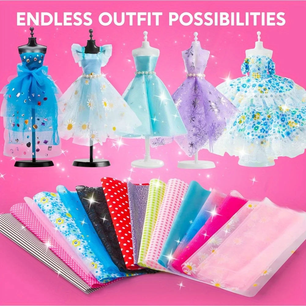 Joyfy Fashion Design Crafts Kit With Mannequins for Girls