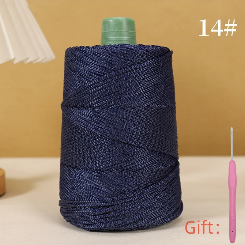 250g 3mm Crochet Rope Yarn For Summer Hats And Bags