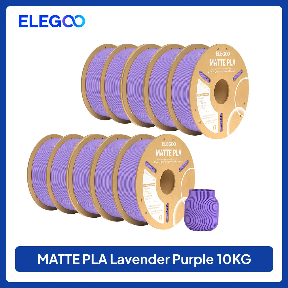 Elegoo PLA Filament For FDM 3D Printing Dimensionally Accurate