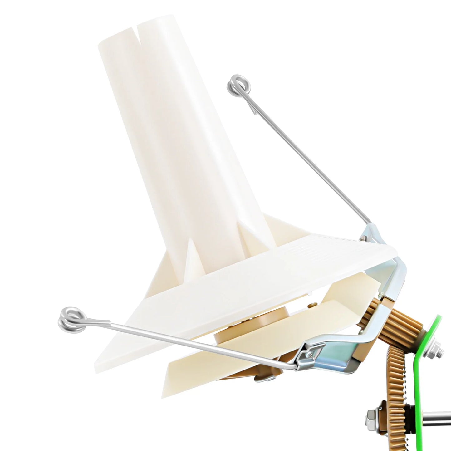 Portable Wool Ball Winder 400-500g Large Capacity Yarn Winder Machine for Knitting, Handmade Arts Crafts, DIY Studio, Home & Factory Use – Easy Install & Clean, with Nylon Gears, Dual-Rod Rocker, Clamp Mount Up to 40mm