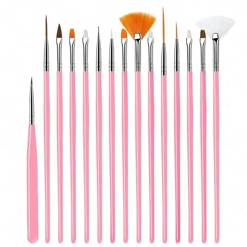 Fine Detail Paint Brush Set 15 Pieces For Miniature Art