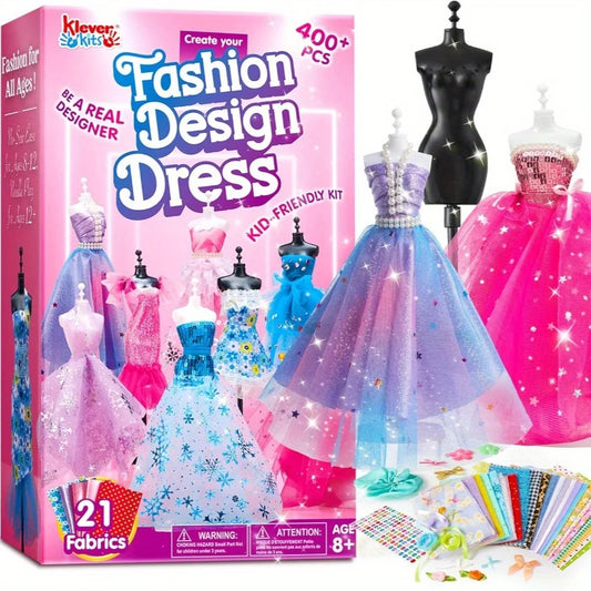 Joyfy Fashion Design Crafts Kit With Mannequins for Girls