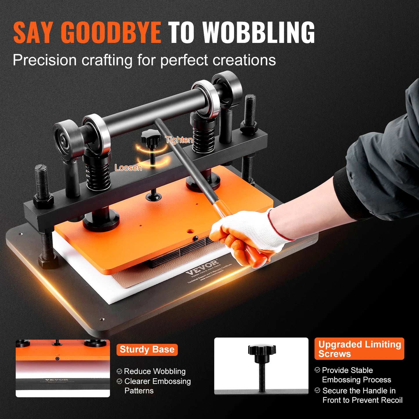SucceBuy Leather Cutting Machine With Embossing Plate Die Cutter