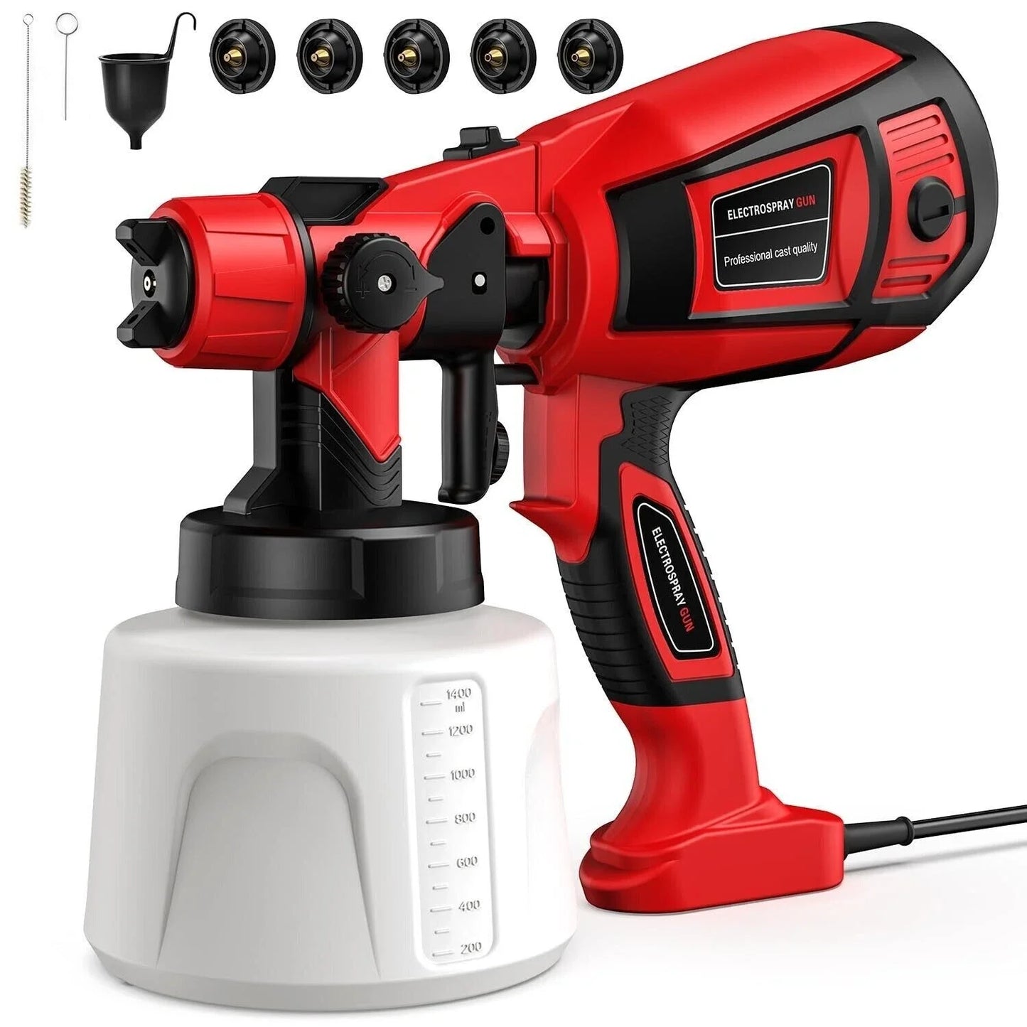 Electric Paint Sprayer 850W High Power Copper Nozzle DIY