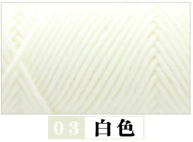 Cotton Acrylic Blended Yarn Light Worsted for Knitting Crochet