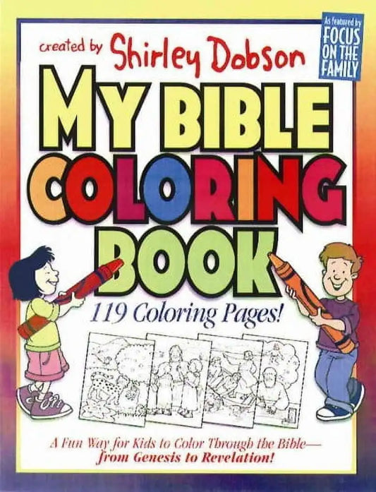My Bible Coloring Book For Kids With Bible Stories