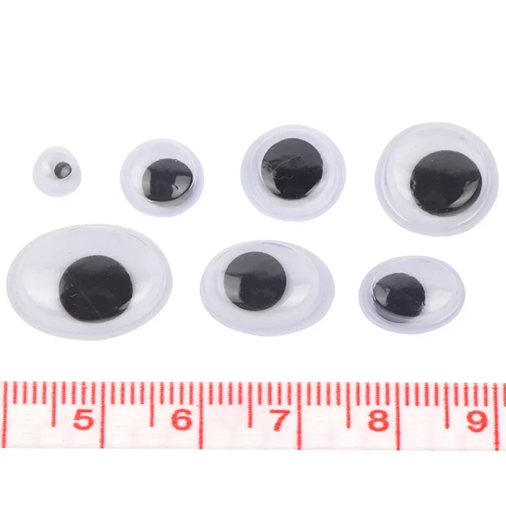 Self-Adhesive Doll Eyes for DIY Crafts and Scrapbooking