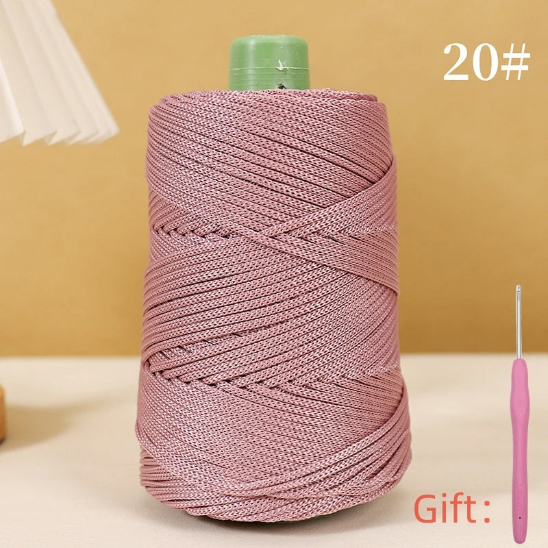 250g 3mm Crochet Rope Yarn For Summer Hats And Bags