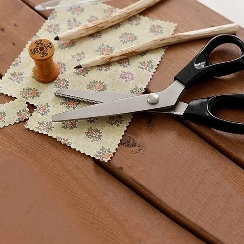 Stainless Steel Dressmaking Pinking Shears 3mm 5mm 7mm Scalloped Edge