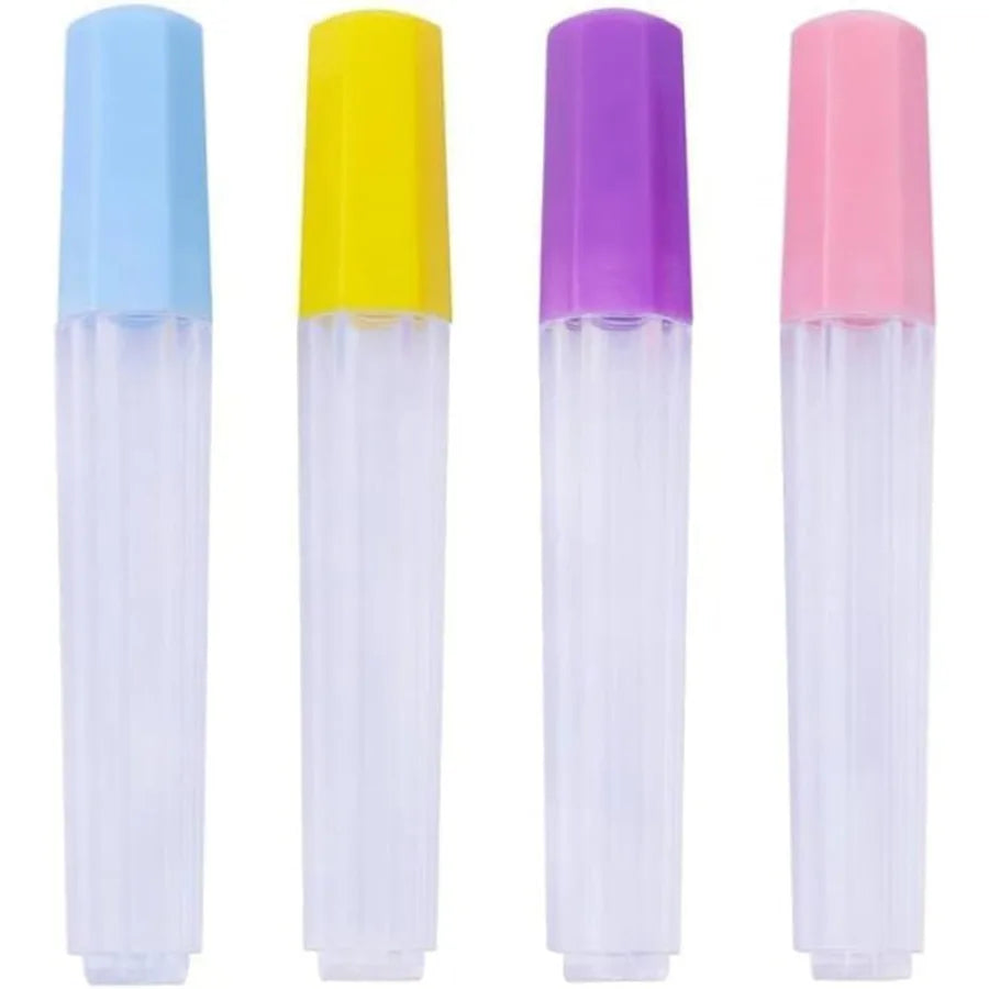 4Pcs Plastic Needle Storage Tubes, Needle case, Needle Holder Clear Sewing Container for Embroidery and Knitting