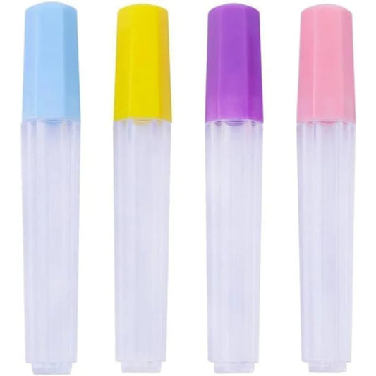4Pcs Plastic Needle Storage Tubes, Needle case, Needle Holder Clear Sewing Container for Embroidery and Knitting