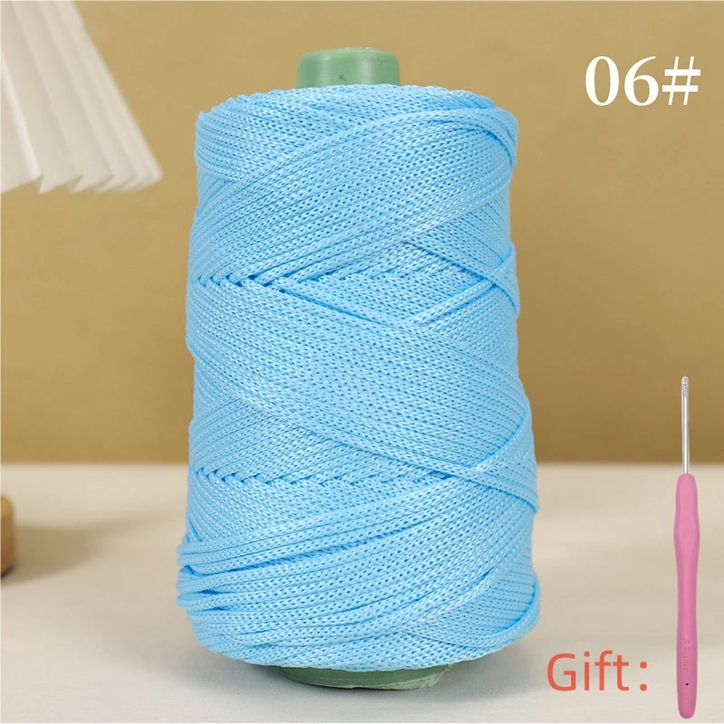 250g 3mm Crochet Rope Yarn For Summer Hats And Bags