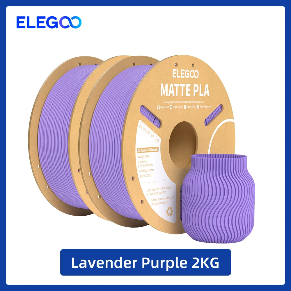 Elegoo PLA Filament For FDM 3D Printing Dimensionally Accurate