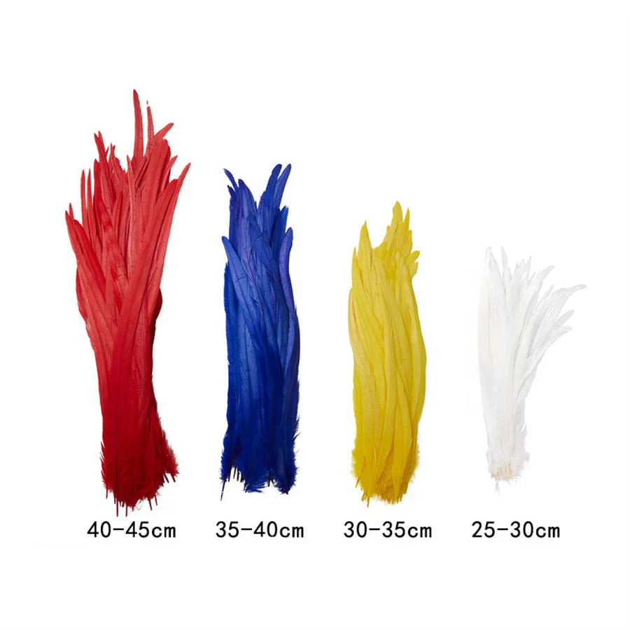 Rooster Feathers 100 Pieces Natural DIY Crafts Plumes For Weddings