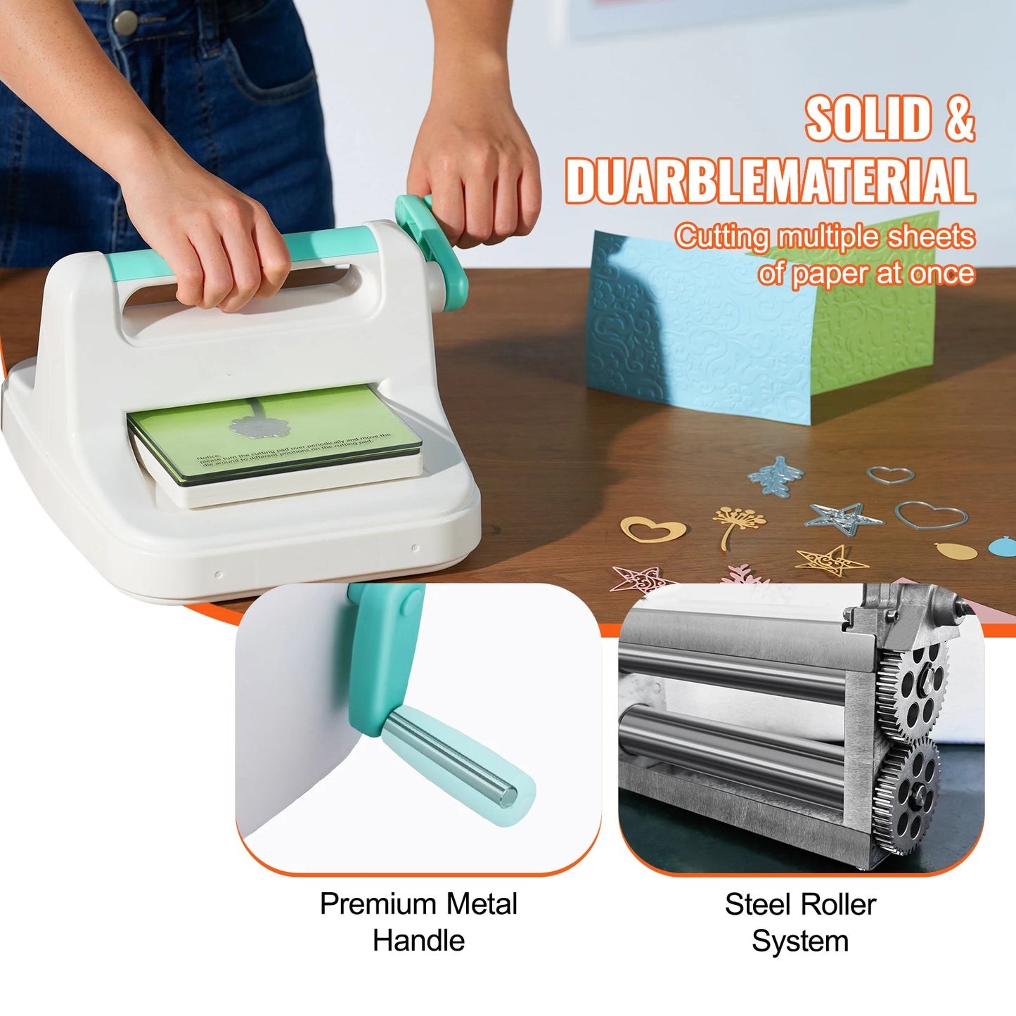 SucceBuy 6 To 9 Inch Manual Die Cutting Embossing Machine