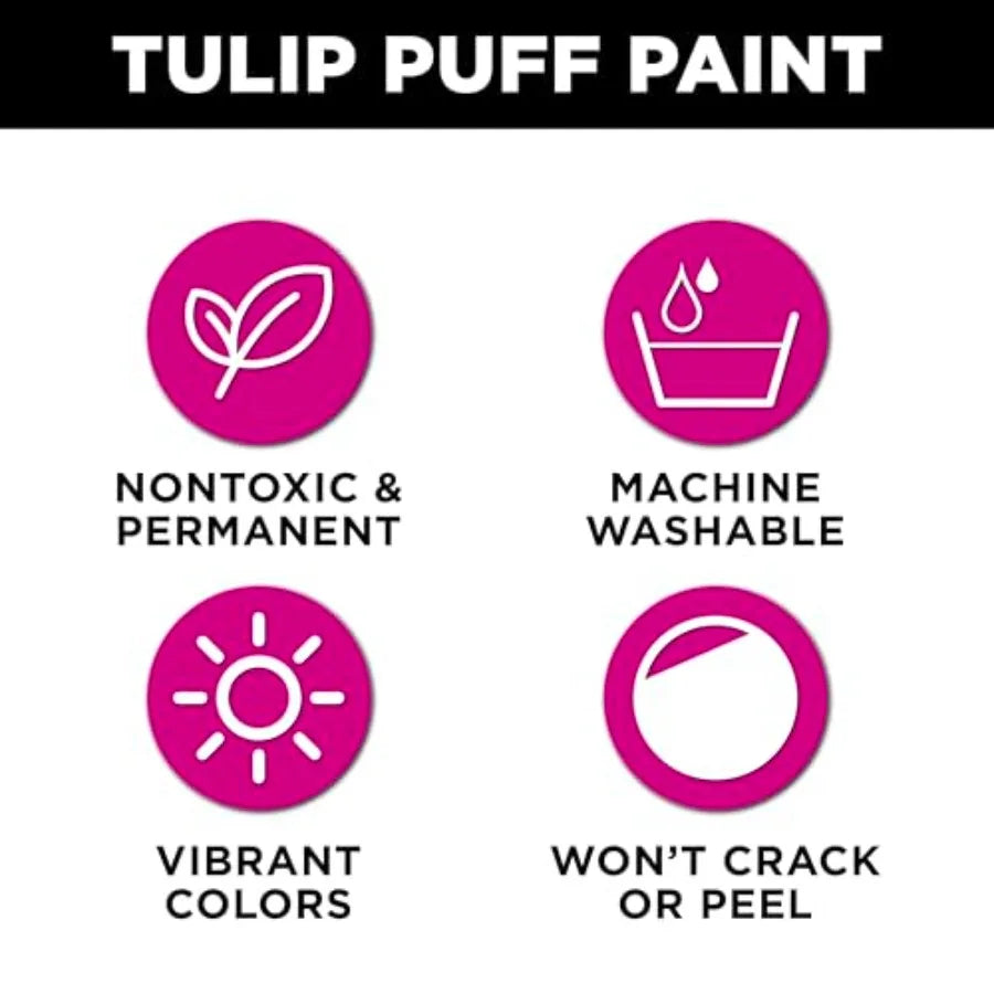 Notoxic Puff Fabric Paint Permanent Craft Paint For Clothes