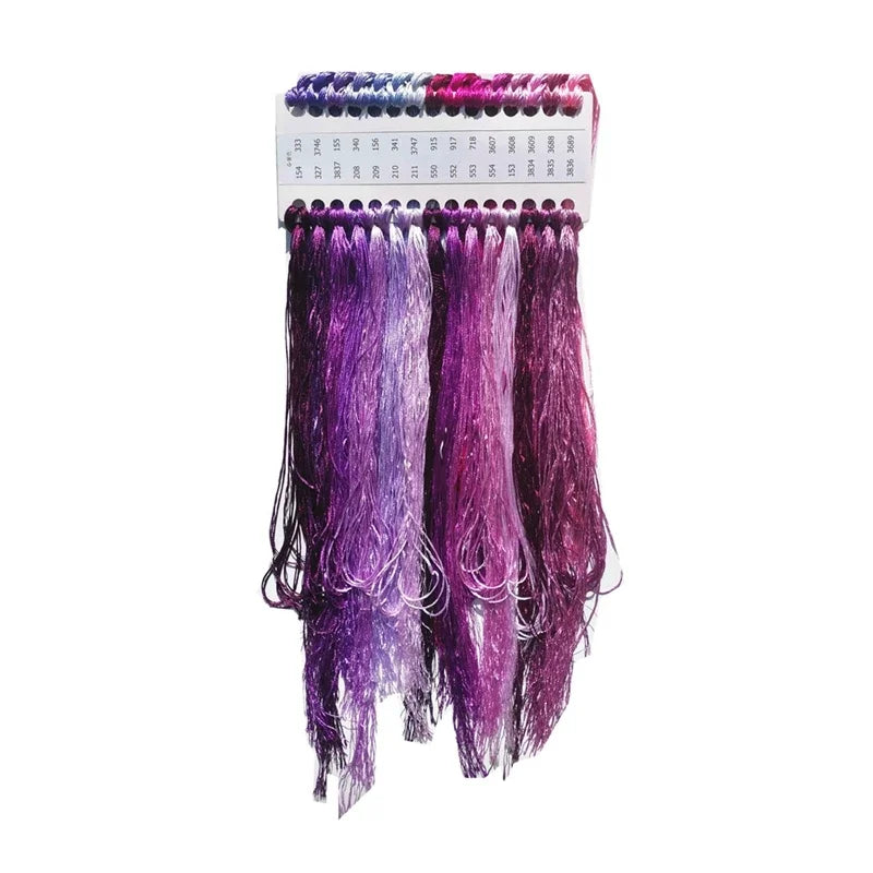 DREAMCREATE Silk Threads For Cross Stitch Matching DMC Floss