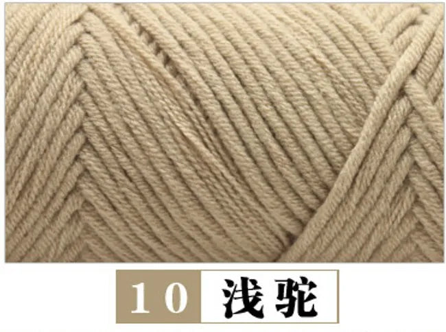 Cotton Acrylic Blended Yarn Light Worsted for Knitting Crochet