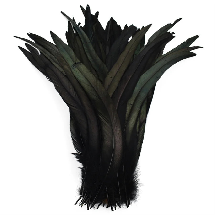 Rooster Feathers 100 Pieces Natural DIY Crafts Plumes For Weddings