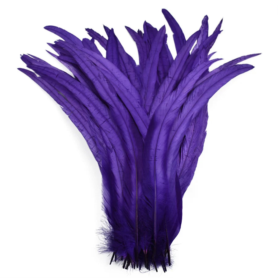 Rooster Feathers 100 Pieces Natural DIY Crafts Plumes For Weddings