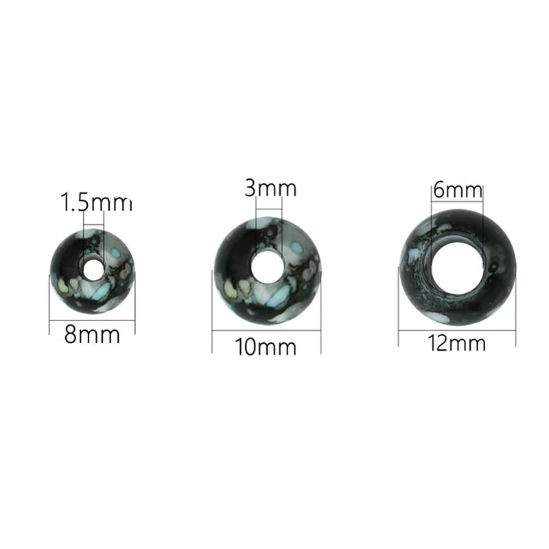 Acrylic Flower Round Beads For DIY Jewelry Making Supplies