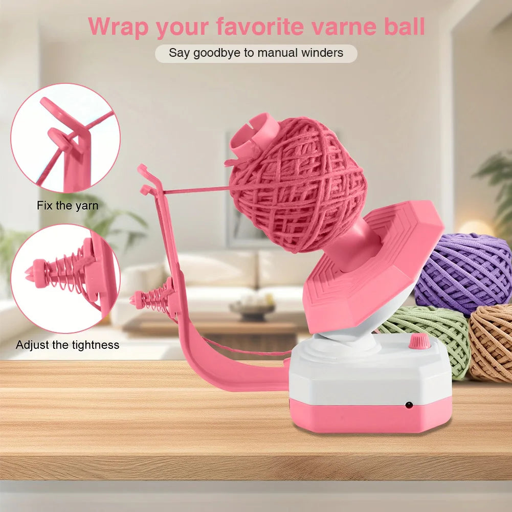 Yarn Winder Ball Winder with Non Slip Base for Crochet