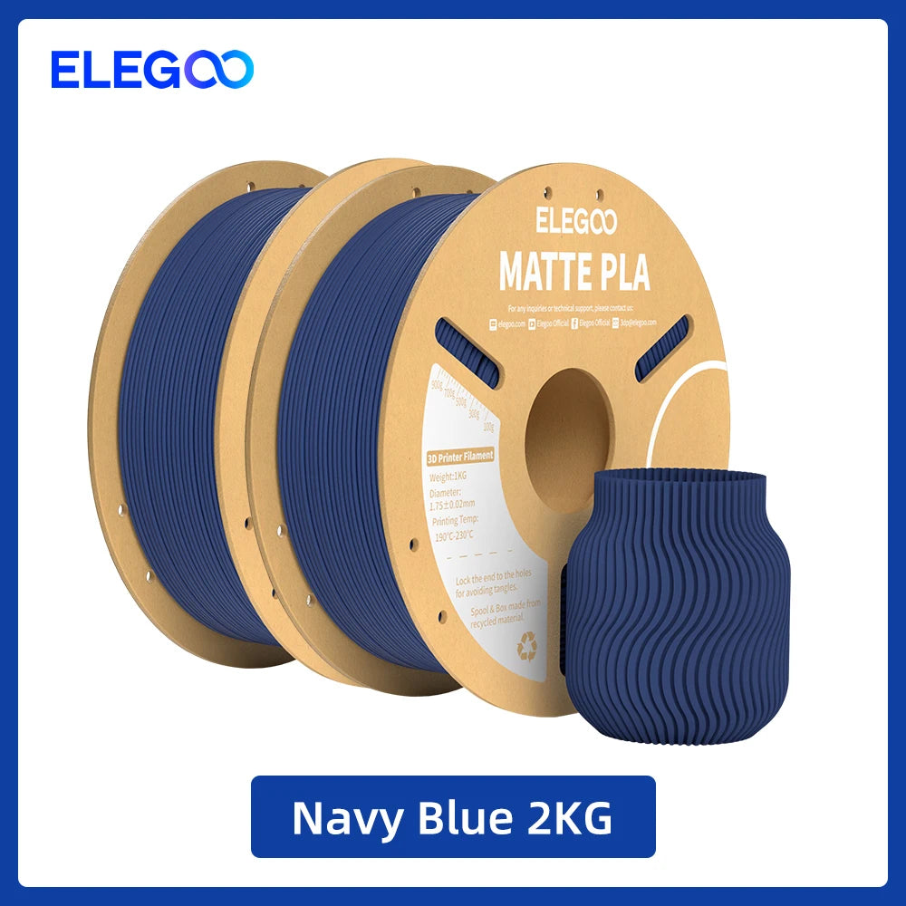 Elegoo PLA Filament For FDM 3D Printing Dimensionally Accurate