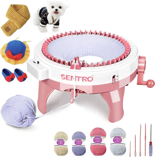 Sentro 48-Needle Hand Knitting Machine DIY Kit For Beginners
