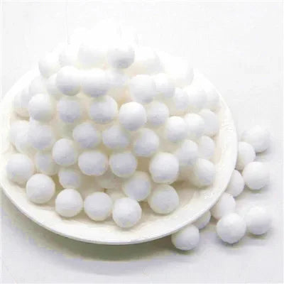 Assorted Fluffy Pom Poms For Craft Projects Or DIY Decor