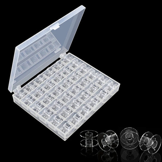 36 Grid Plastic Thread Bobbins Storage Box For Sewing Tools