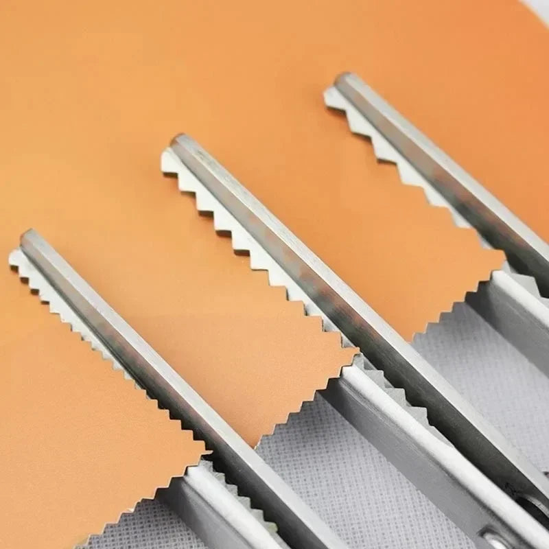 Stainless Steel Dressmaking Pinking Shears 3mm 5mm 7mm Scalloped Edge