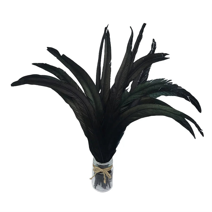 Rooster Feathers 100 Pieces Natural DIY Crafts Plumes For Weddings