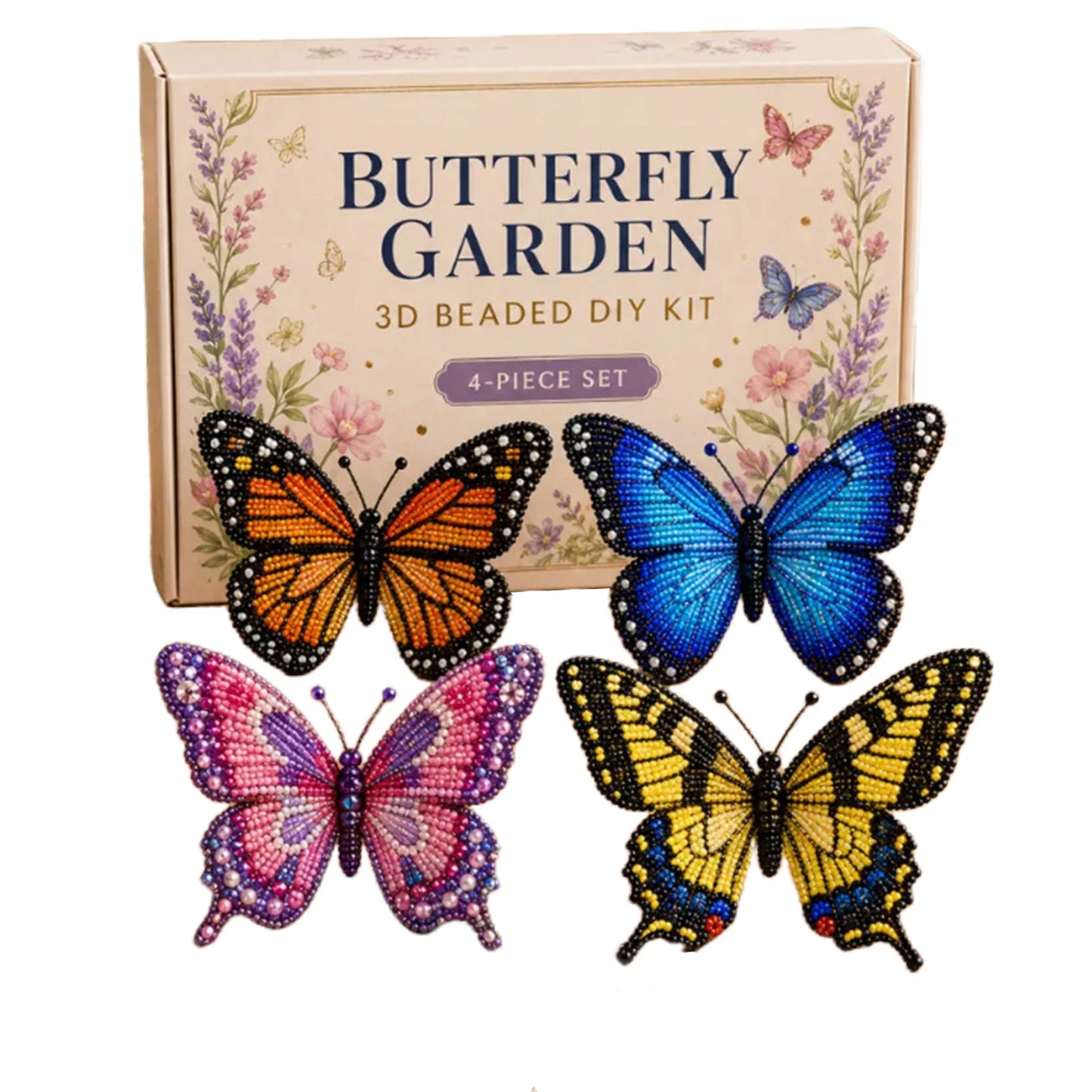 Tiny 3D Beaded Animal DIY Kit Cute Bird Beading Set